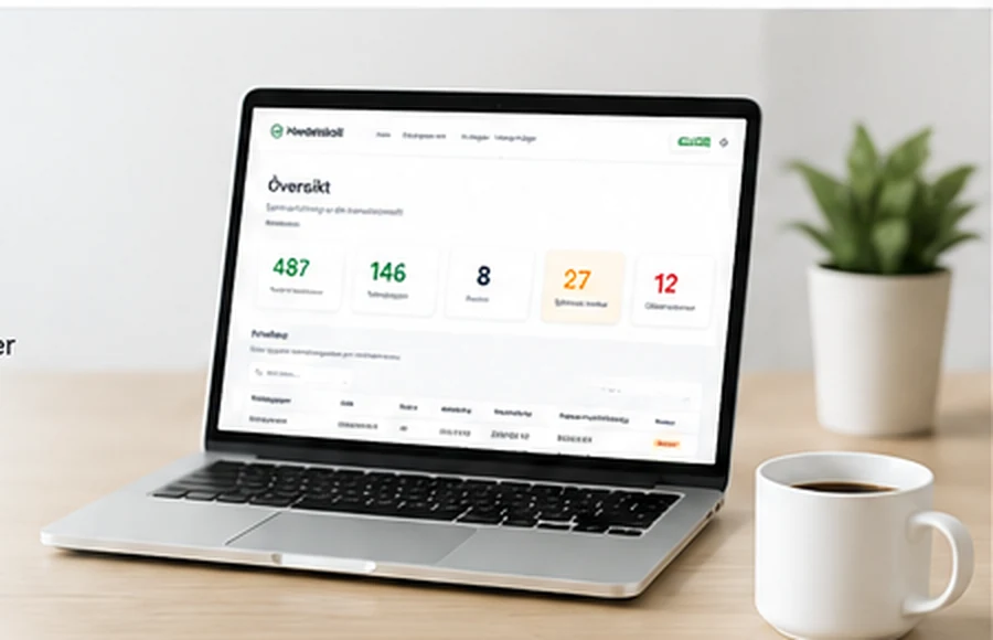 Handelskoll visar en digital översikt över aktier, köpposter och tidigaste säljdatum